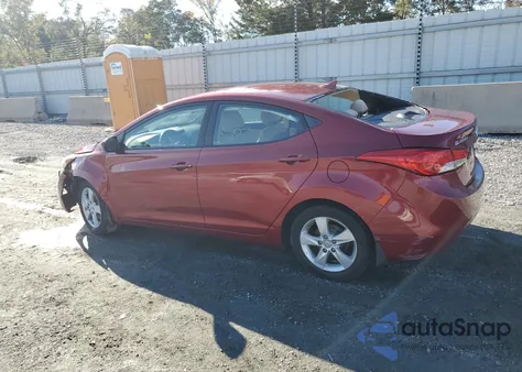 2013 Hyundai Elantra Gls из США, поврежденный, VIN 5NPDH4AE7DH406653